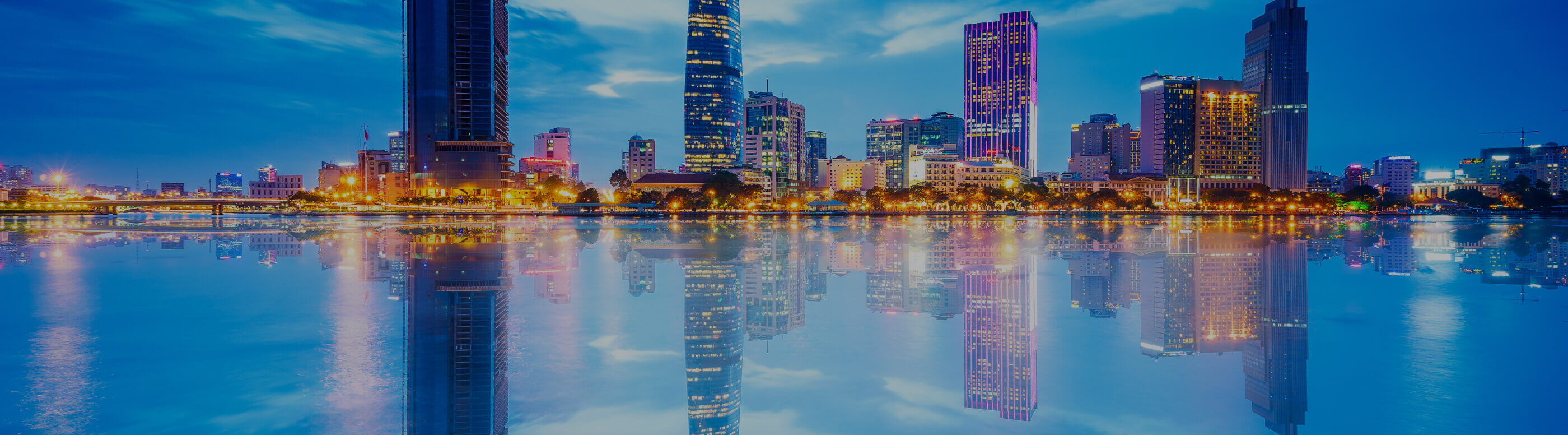 ホーチミン市の夜景（イメージ）
