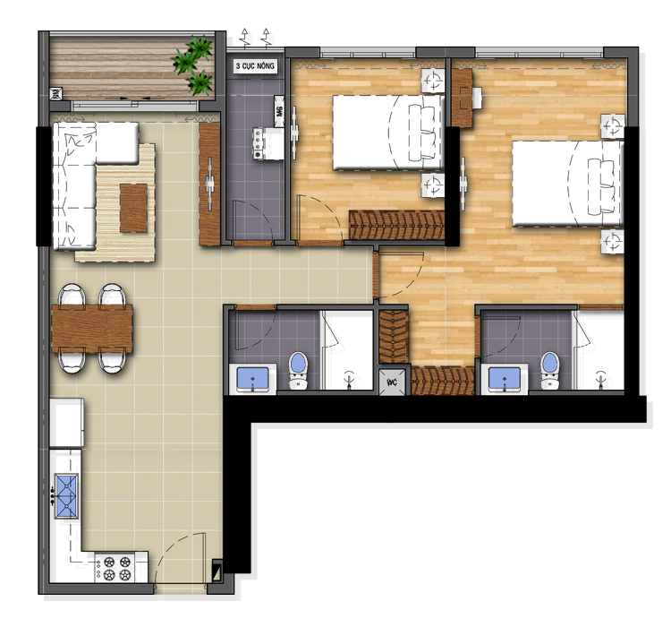  Opal Tower Rent｜NAsset Vietnam｜Real Estate for Leasing, Buying