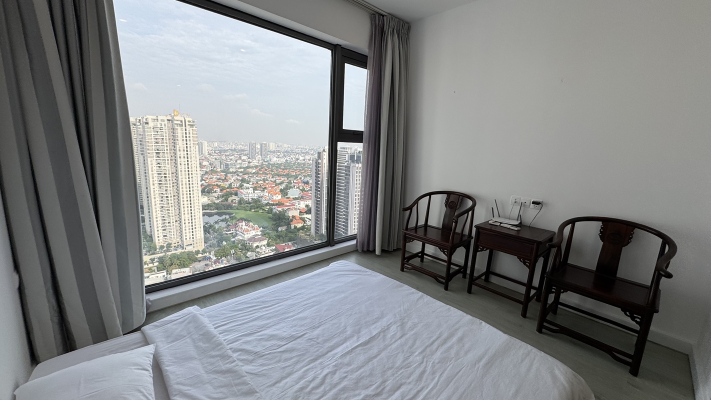 Gateway Thao Dien 2ベッドルーム 寝室